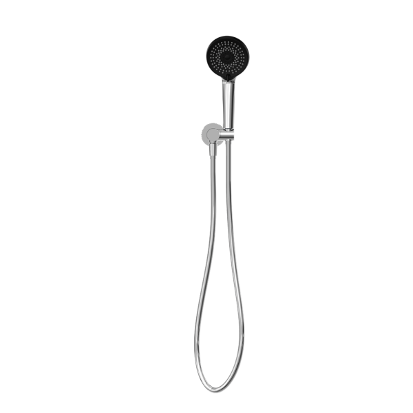 PROJECT ROUND SHOWER ON BRACKET HANDHELD SHOWER HEAD CHROME (NR320CH)