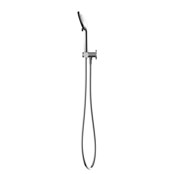 PROJECT ROUND SHOWER ON BRACKET HANDHELD SHOWER HEAD CHROME (NR320CH)