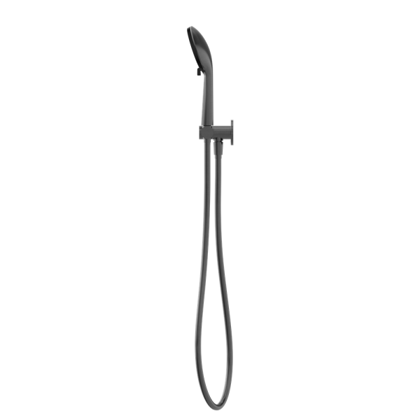 PROJECT ROUND SHOWER ON BRACKET HANDHELD SHOWER HEAD GUN METAL (NR320GM)