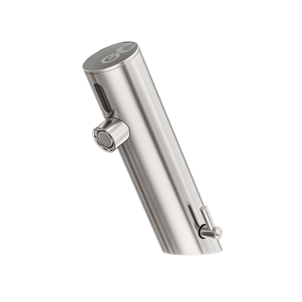 COMMERCIAL TOUCHLESS BATHROOM FAUCET MOTION SENSOR SINK MIXER TAP AUTOMATIC FAUCETS BRUSHED NICKEL (NR406BN)