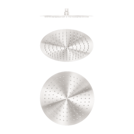 ZEN SS316L 300MM ULTRA-THIN ROUND SHOWER HEAD RAINFALL SHOWERHEAD BRUSHED NICKEL (NR508041BN)