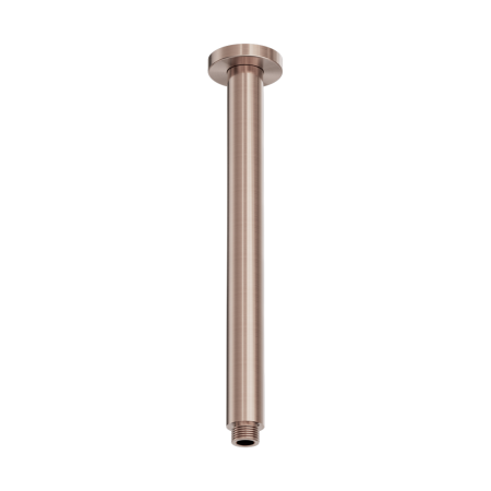 ZEN SS316L ROUND CEILING ARM SHOWER ARM ADN FLANGE CEILING MOUNTED FOR RAIN SHOWER HEAD 300MM LENGTH BRUSHED BRONZE (NR510BZ)
