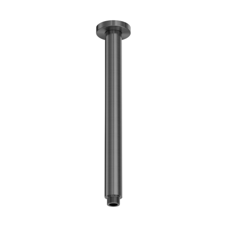 ZEN SS316L ROUND CEILING ARM SHOWER ARM ADN FLANGE CEILING MOUNTED FOR RAIN SHOWER HEAD 300MM LENGTH GRAPHITE (NR510GR)