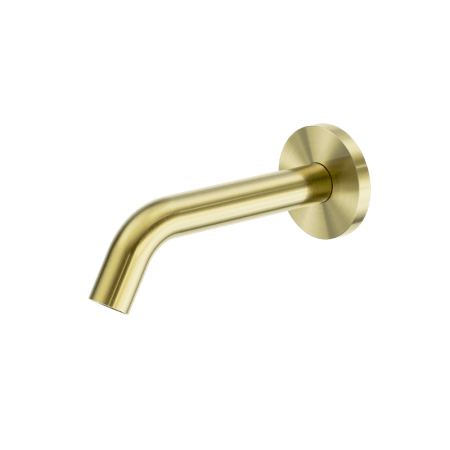 MECCA WALL MOUNT SENSOR AUTOMATIC TOUCHLESS BATHROOM FAUCETS 80MM PLATE BRUSHED GOLD (NR405BG)