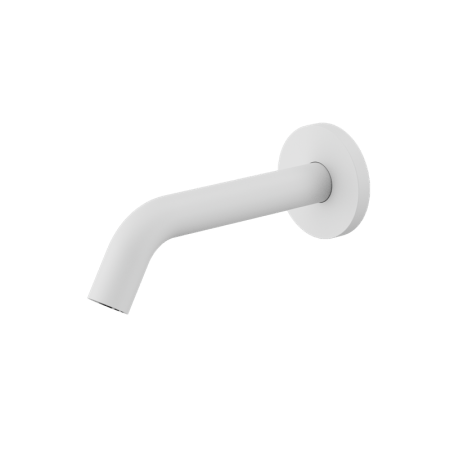 MECCA WALL MOUNT SENSOR AUTOMATIC TOUCHLESS BATHROOM FAUCETS 80MM PLATE MATTE WHITE (NR405MW)