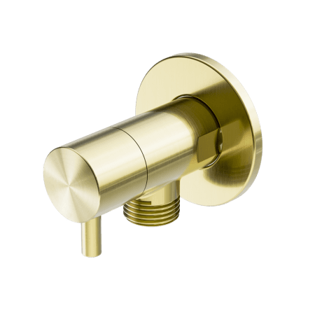Angle Stop Valve Shutoff Valve Mini Cistern Stop Brushed Gold (NR262109EBG)