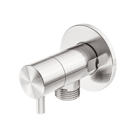 Angle Stop Valve Shutoff Valve Mini Cistern Stop Brushed Nickel (NR262109EBN)
