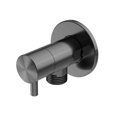 Angle Stop Valve Shutoff Valve Mini Cistern Stop Gun Metal (NR262109EGM)