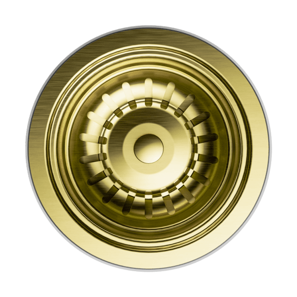 304 Stainless Steel Kitchen Sink Basket Waste Brushed Gold (NRA708BG)