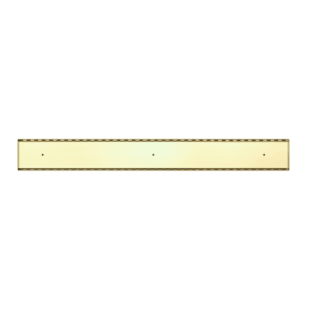 Tile Insert V Channel Floor Grate 80mm Outlet With Hole Saw Brushed Gold (NRFG003HSBG)