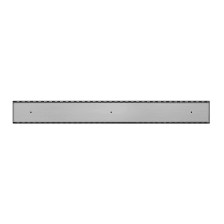 Tile Insert V Channel Floor Grate 80mm Outlet With Hole Saw Gun Metal (NRFG003HSGM)