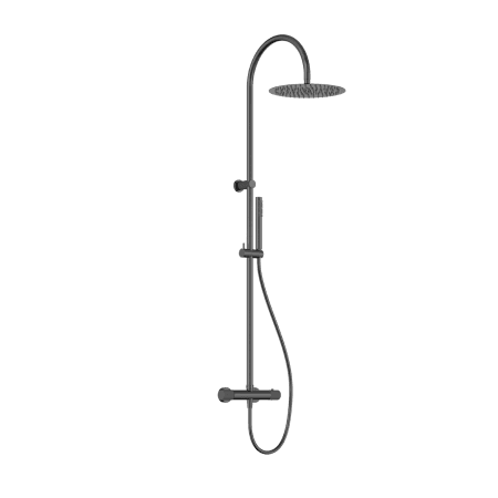 SAN ROMEDIO THERMOSTATIC SHOWER SET GUN METAL GREY (NR212305kGM)