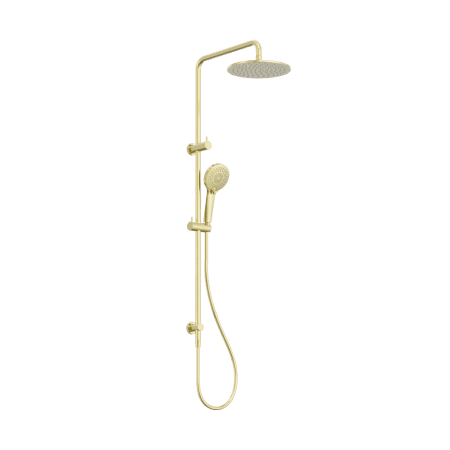 Round Twin Shower Brushed Gold (NR250805dBG)