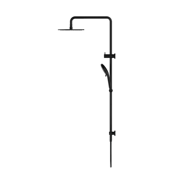 Round Twin Shower Matte Black (NR250805dMB)