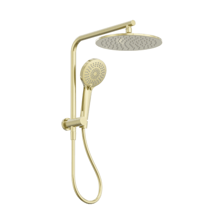 Mecca 2 In 1 Twin Shower Brushed Gold (NR250805eBG)