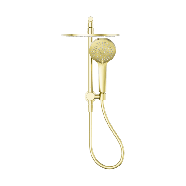 Mecca 2 In 1 Twin Shower Brushed Gold (NR250805eBG)
