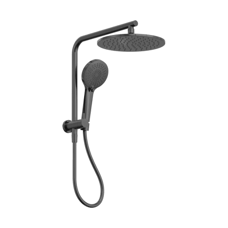 Mecca 2 In 1 Twin Shower Gun Metal (NR250805eGM)