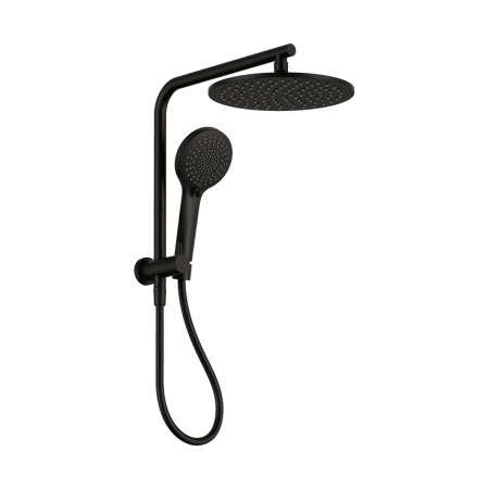 Mecca 2 In 1 Twin Shower Matte Black (NR250805eMB)