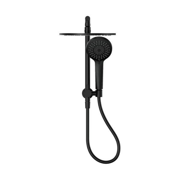 Mecca 2 In 1 Twin Shower Matte Black (NR250805eMB)