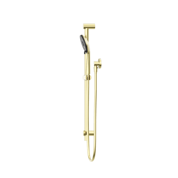 Round Metal Project Shower Rail Brushed Gold (NR319BG)