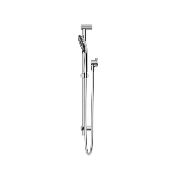 Round Metal Project Shower Rail Chrome (NR319CH)