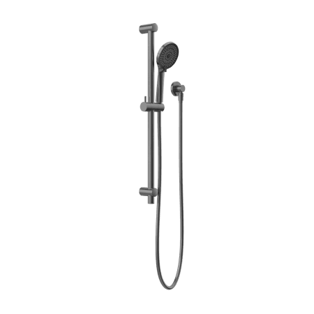 Round Metal Project Shower Rail Gun Metal (NR319GM)