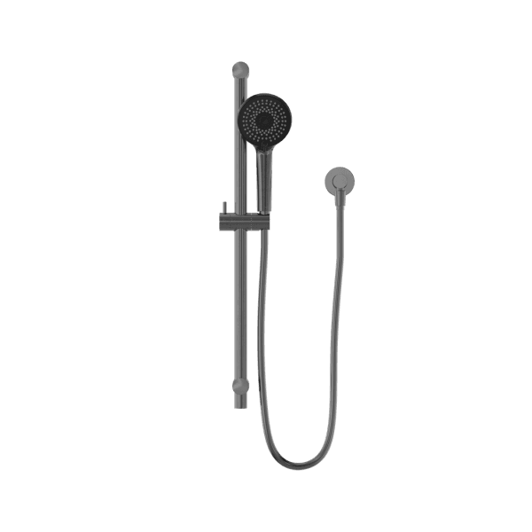 Round Metal Project Shower Rail Gun Metal (NR319GM)