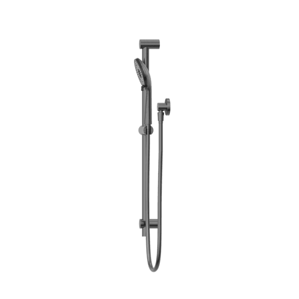 Round Metal Project Shower Rail Gun Metal (NR319GM)