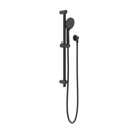 Round Metal Project Shower Rail Matte Black (NR319MB)