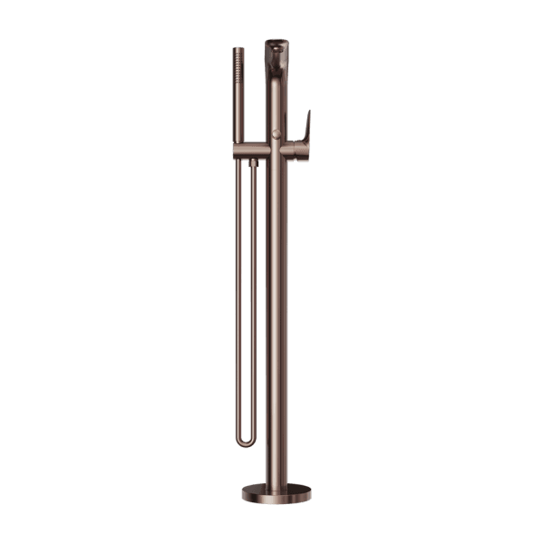 Bianca Freestanding Bath Mixer With Hand Shower Brushed Bronze (NR321503aBZ)