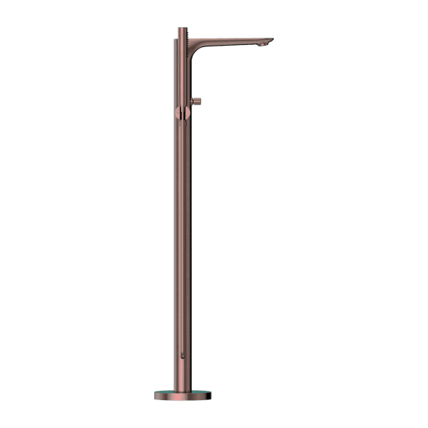 Bianca Freestanding Bath Mixer With Hand Shower Brushed Bronze (NR321503aBZ)