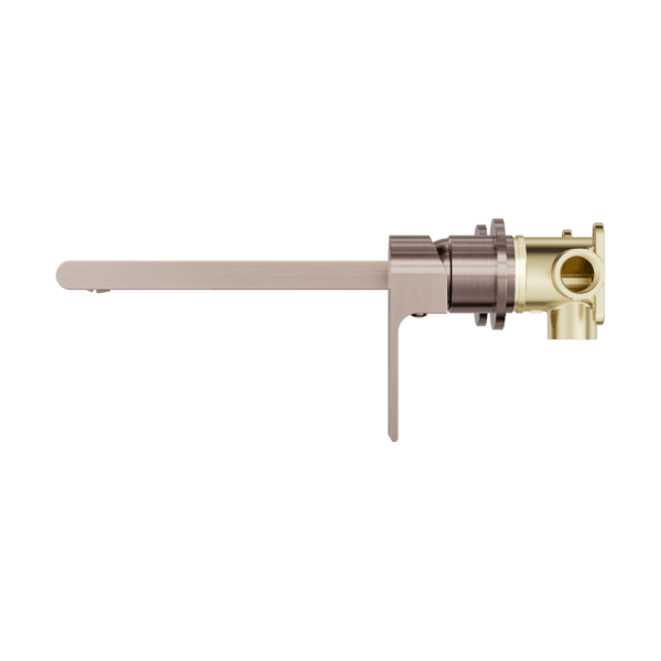 BIANCA WALL BASIN/BATH MIXER SEPARATE BACK PLATE 187/230MM BRUSHED BRONZE (NR321510eBZ / NR321510fBZ)