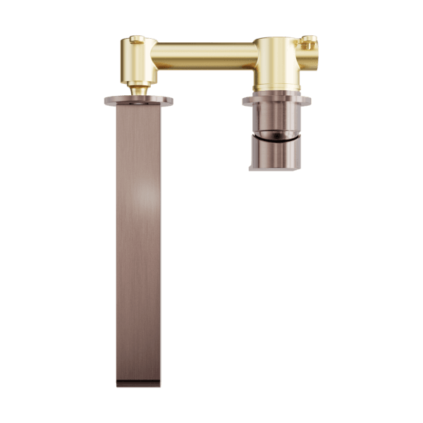 BIANCA WALL BASIN/BATH MIXER SEPARATE BACK PLATE 187/230MM BRUSHED BRONZE (NR321510eBZ / NR321510fBZ)