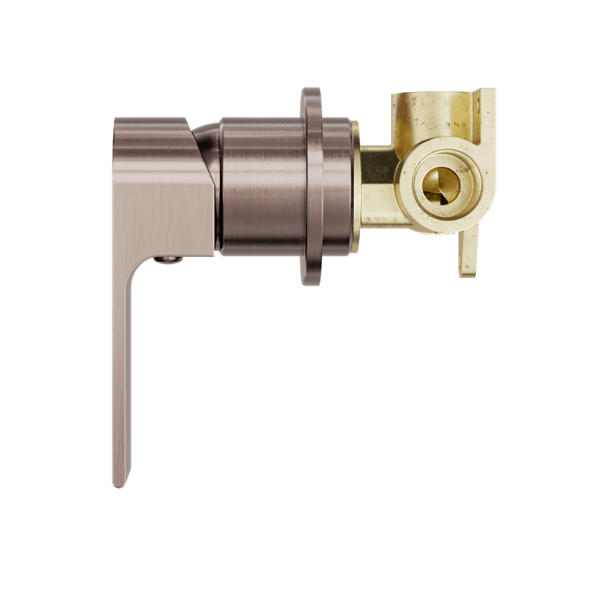 BIANCA SHOWER MIXER WITH 60MM PLATE BRUSHED BRONZE (NR321511hBZ)