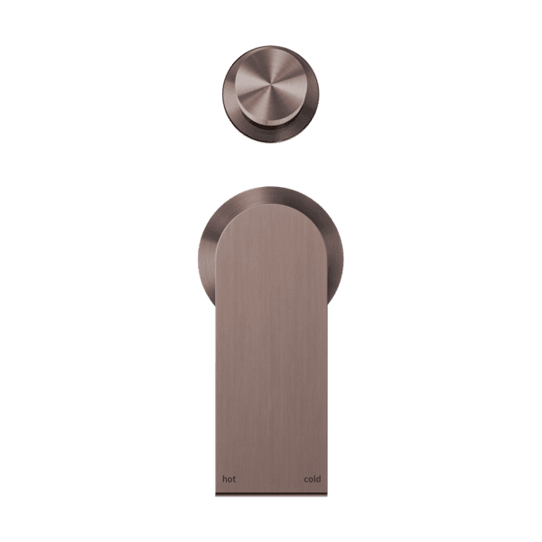 BIANCA SHOWER MIXER WITH DIVERTOR SEPARATE PLATE BRUSHED BRONZE (NR321511gBZ)