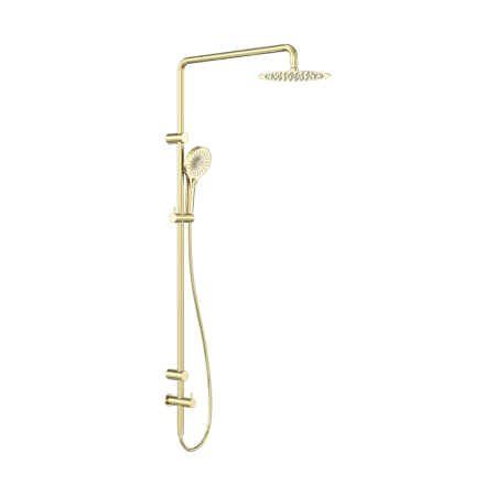 Mecca Care 25mm Grab Rail 900mm Twin Shower Set Brushed Gold (NRCS007BG)