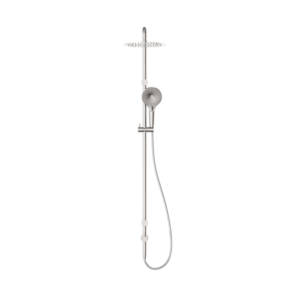 Mecca Care 25mm Grab Rail 900mm Twin Shower Set Brushed Nickel (NRCS007BN)