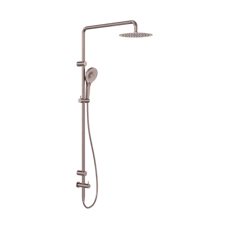 Mecca Care 25mm Grab Rail 900mm Twin Shower Set Brushed Bronze (NRCS007BZ)