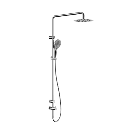 Mecca Care 25mm Grab Rail 900mm Twin Shower Set Chrome (NRCS007CH)