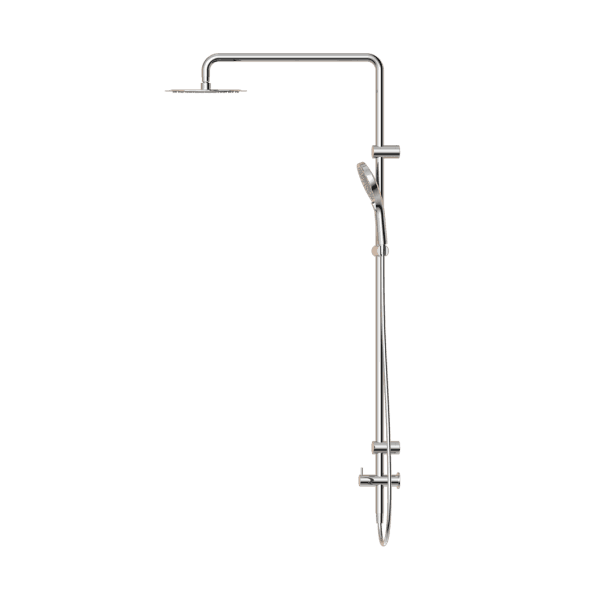 Mecca Care 25mm Grab Rail 900mm Twin Shower Set Chrome (NRCS007CH)