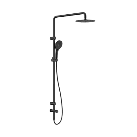 Mecca Care 25mm Grab Rail 900mm Twin Shower Set Matte Black (NRCS007MB)