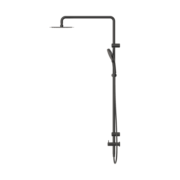 Mecca Care 25mm Grab Rail 900mm Twin Shower Set Matte Black (NRCS007MB)