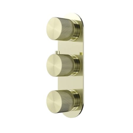 SAN ROMEDIO THERMOSTATIC SHOWER MIXER BRUSHED GOLD (NR212305wBG)