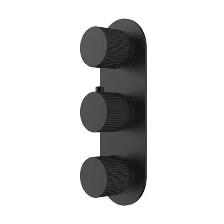 SAN ROMEDIO THERMOSTATIC SHOWER MIXER MATTE BLACK (NR212305wMB)