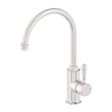 York Kitchen Mixer Gooseneck Spout With Metal Lever Brushed Nickel (NR69210602BN)