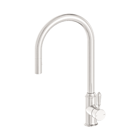 York Pull Out Sink Mixer With Vegie Spray Function With Metal Lever Brushed Nickel (NR69210802BN)