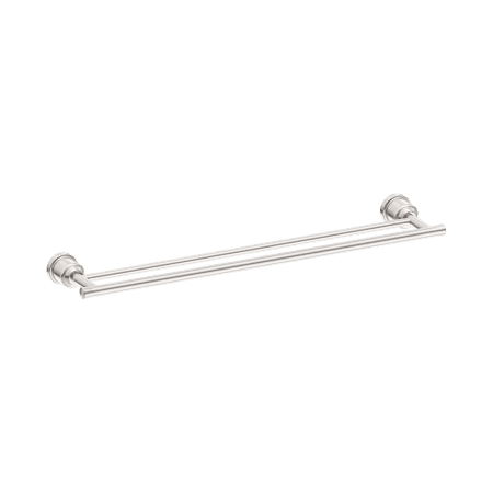 York Double Towel Rail 600mm Brushed Nickel (NR6924dBN)