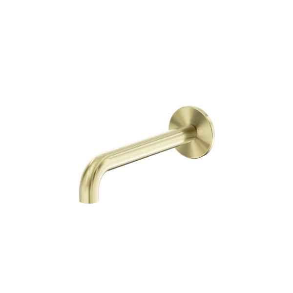 Serenity Wall Basin/Bath Spout 160/185/220mm Brushed Gold (24C011BG/24C015BG/24C013BG)