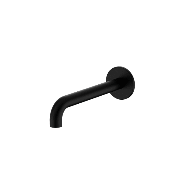 Serenity Wall Basin/Bath Spout 160/185/220mm Matte Black (24C011MB/24C015MB/24C013MB)