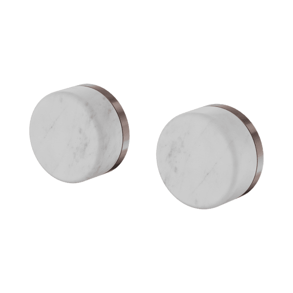 SERENITY WALL TOP ASSEMBLY WITH CARRARA HANDLE BRUSHED BRONZE (24D005BZ)